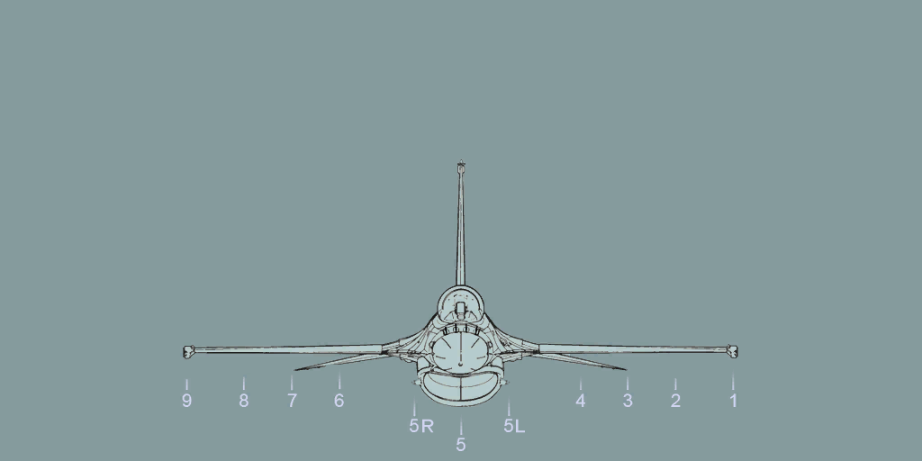 F-16 pylon diagram